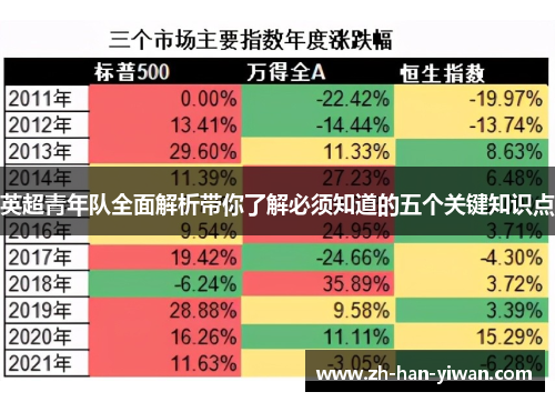 英超青年队全面解析带你了解必须知道的五个关键知识点