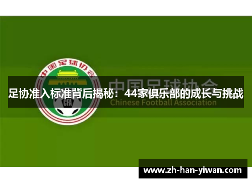 足协准入标准背后揭秘：44家俱乐部的成长与挑战